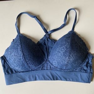 PINK Blue Bralette